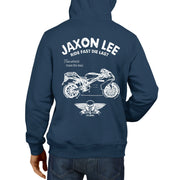 JL Ride Illustration For A Ducati 999 Motorbike Fan Hoodie