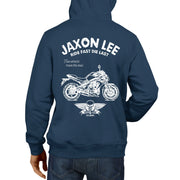 JL Ride Illustration For A Kawasaki ER6N Motorbike Fan Hoodie