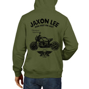 JL Ride Illustration For A BMW RNineT 2016 Motorbike Fan Hoodie