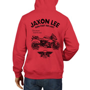 JL Ride Illustration For A BMW HP2 Sport Motorbike Fan Hoodie