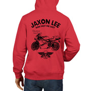 JL Ride Illustration For A Ducati 748 Motorbike Fan Hoodie