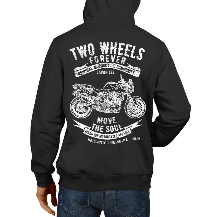 JL Soul Illustration For A BMW F800R Motorbike Fan Hoodie