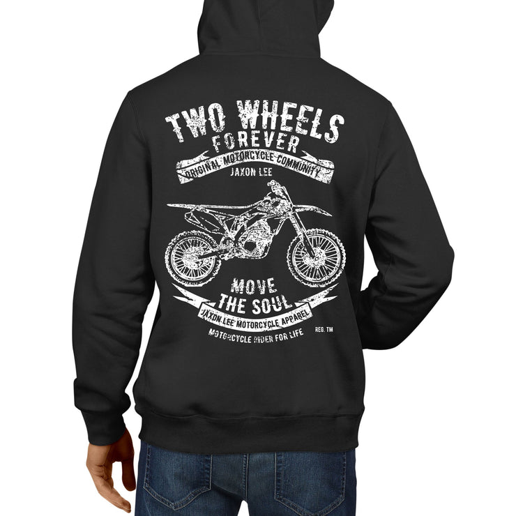 JL Soul Illustration For A Suzuki RMZ 250 2014 Motorbike Fan Hoodie