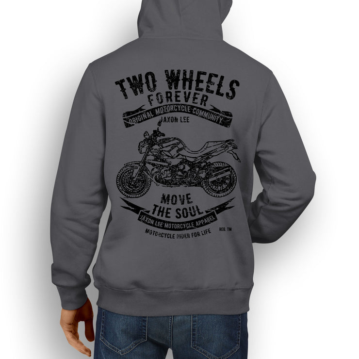 JL Soul Illustration For A BMW R1200R 2012 Motorbike Fan Hoodie