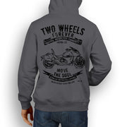 JL Soul Illustration For A Honda NM4 Motorbike Fan Hoodie