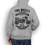 JL Soul Illustration For A BMW F800R Motorbike Fan Hoodie