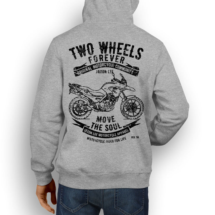 JL Soul Illustration For A BMW G650GS Motorbike Fan Hoodie