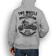 JL Soul Illustration For A BMW R1200R 2012 Motorbike Fan Hoodie