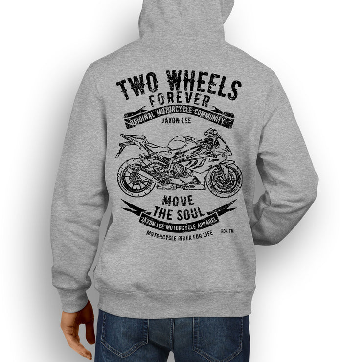 JL Soul Illustration For A BMW S1000RR 2011 Motorbike Fan Hoodie