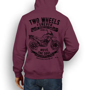 JL Soul Illustration For A BMW G650GS Motorbike Fan Hoodie