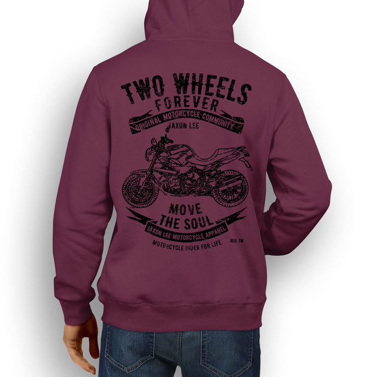 JL Soul Illustration For A BMW R1200R 2012 Motorbike Fan Hoodie