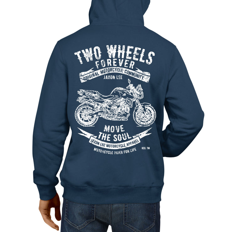 JL Soul Illustration For A BMW F800R Motorbike Fan Hoodie