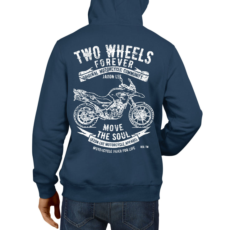 JL Soul Illustration For A BMW G650GS Motorbike Fan Hoodie