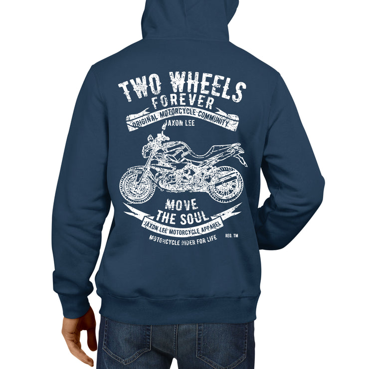 JL Soul Illustration For A BMW R1200R 2012 Motorbike Fan Hoodie