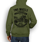 JL Soul Art Hood aimed at fans of Triumph Tiger Explorer Spoked Wheels Motorbike