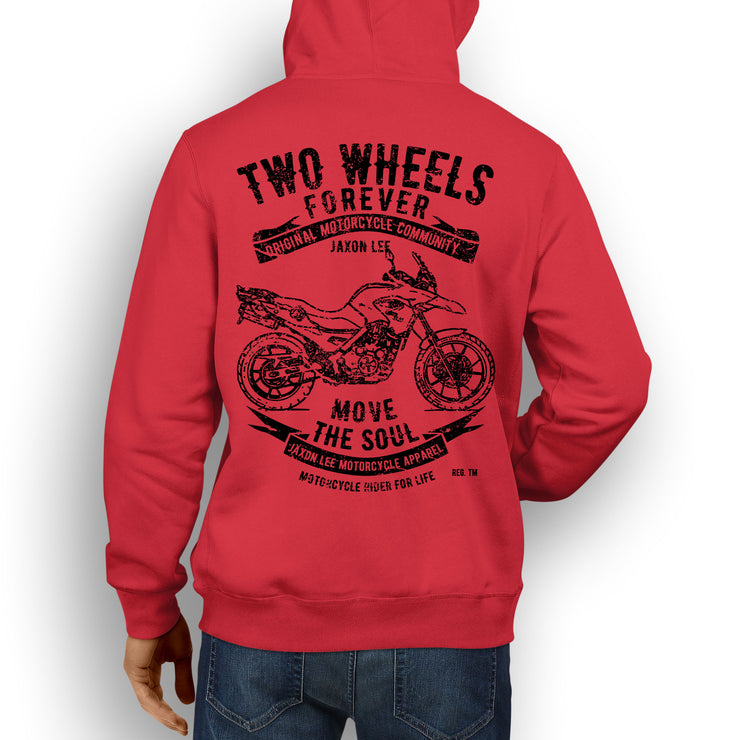 JL Soul Illustration For A BMW G650GS Motorbike Fan Hoodie