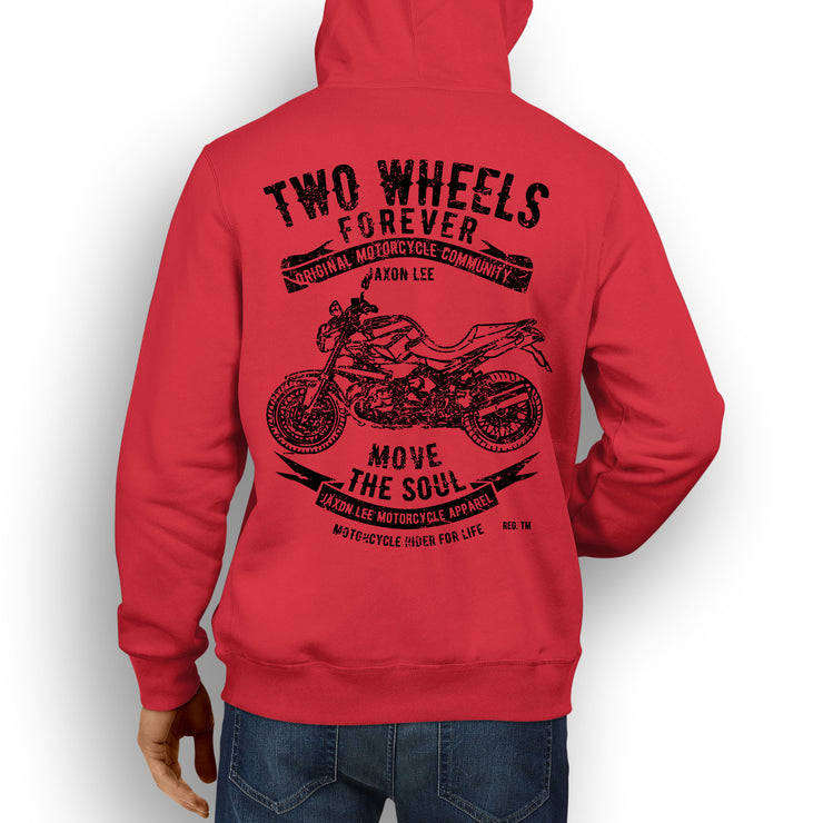 JL Soul Illustration For A BMW R1200R 2012 Motorbike Fan Hoodie