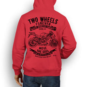 JL Soul Illustration For A BMW S1000RR 2011 Motorbike Fan Hoodie