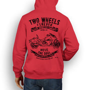 JL Soul Illustration For A Honda NM4 Motorbike Fan Hoodie