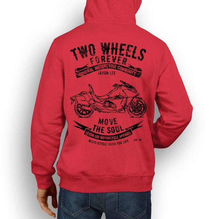 JL Soul Illustration For A Honda NM4 Motorbike Fan Hoodie