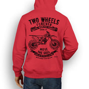 JL Soul Illustration For A Suzuki RMZ 250 2014 Motorbike Fan Hoodie