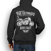 JL Ultimate Illustration For A Ducati Monster 796 Motorbike Fan Hoodie