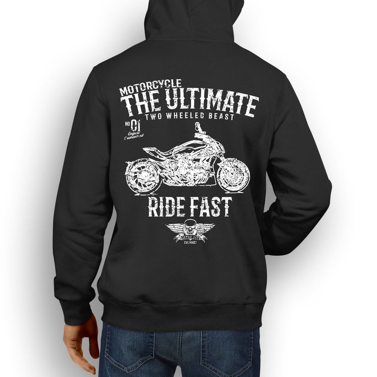 JL Ultimate Illustration For A Ducati XDiavel S Motorbike Fan Hoodie