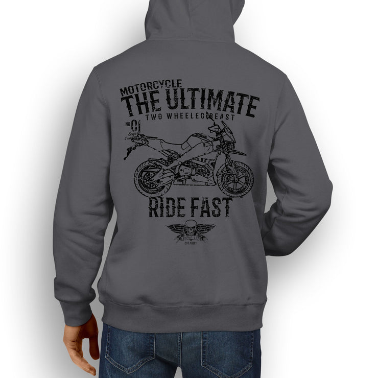 JL Ultimate Illustration For A Buell Ulysses XB12X 2010 Motorbike Fan Hoodie