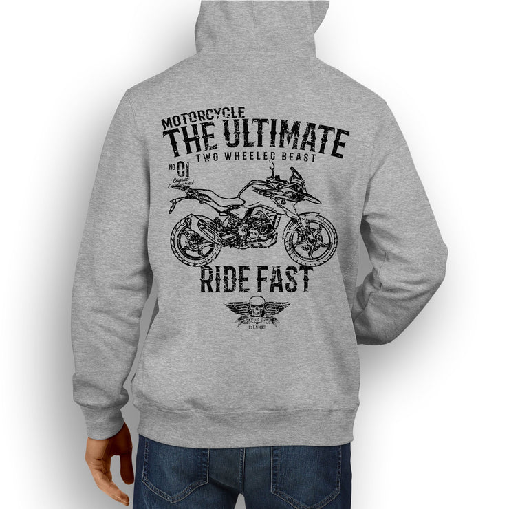 JL Ultimate Illustration For A BMW G310GS Motorbike Fan Hoodie