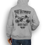 JL Ultimate Illustration For A Ducati 848 EVO Motorbike Fan Hoodie