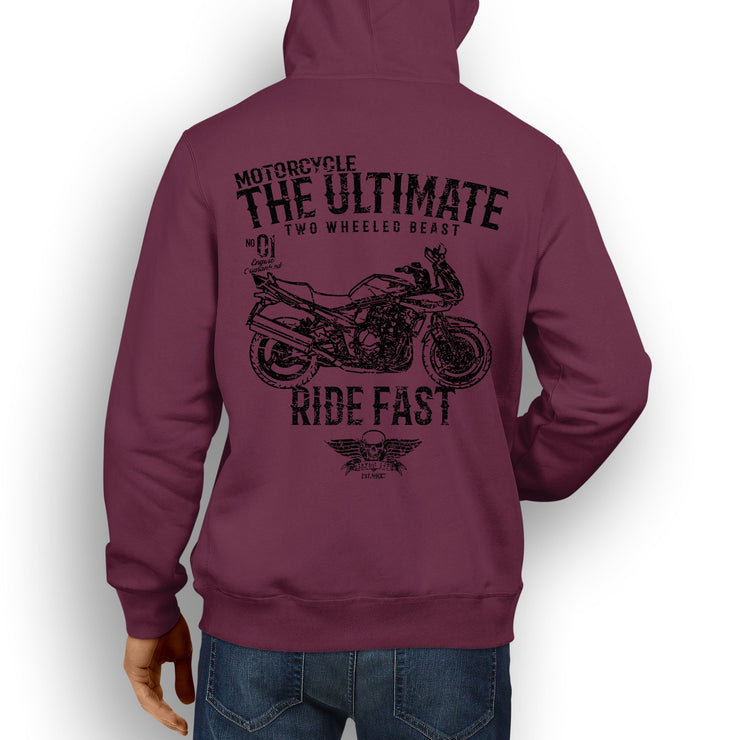 JL Ultimate Illustration For A Suzuki Bandit 1250SA 2012 Motorbike Fan Hoodie