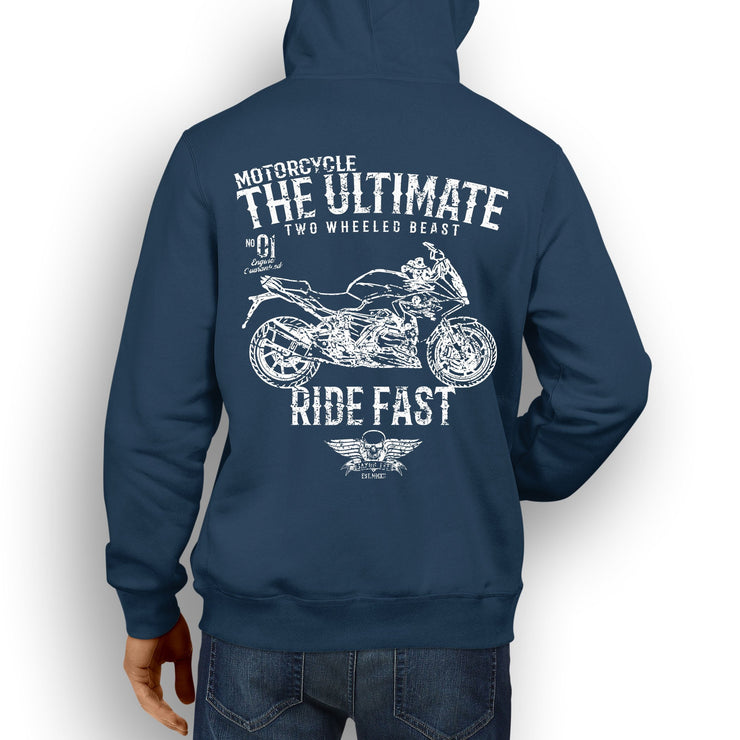 JL Ultimate Illustration For A BMW R1200RS 2017 Motorbike Fan Hoodie