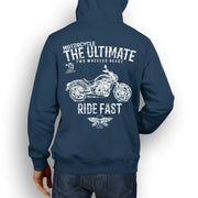 JL Ultimate Illustration For A Kawasaki Vulcan S Motorbike Fan Hoodie