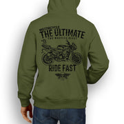 JL Ultimate Illustration for a Aprilia Tuono 1000R Factory Motorbike fan Hoodie