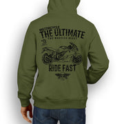 JL Ultimate Illustration For A BMW K1300S Motorbike Fan Hoodie