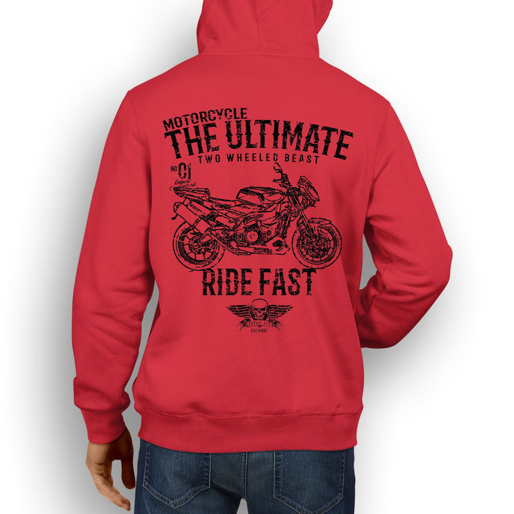 JL Ultimate Illustration for a Aprilia Tuono 1000R Factory Motorbike fan Hoodie