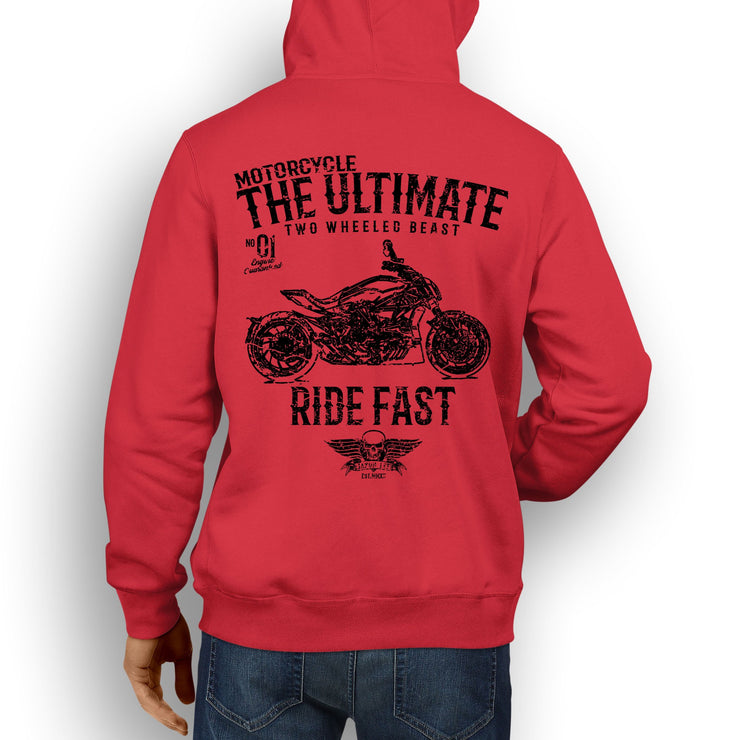 JL Ultimate Illustration For A Ducati XDiavel S Motorbike Fan Hoodie