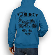 JL Ultimate Illustration For A Ducati 848 EVO Motorbike Fan Hoodie