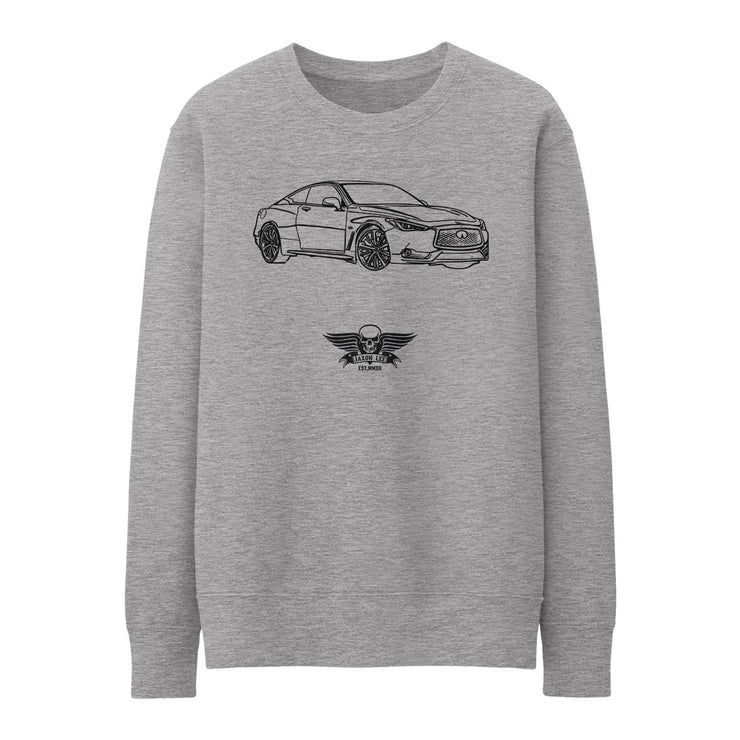 JL Basic Illustration for a Infiniti Q60 Red Sport 400 Motorcar fan Jumper