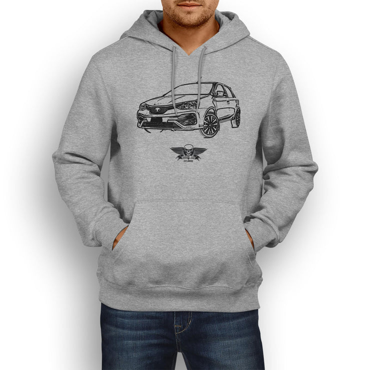 Jaxon Lee Illustration For A Toyota Eitos Liva Motorcar Fan Hoodie