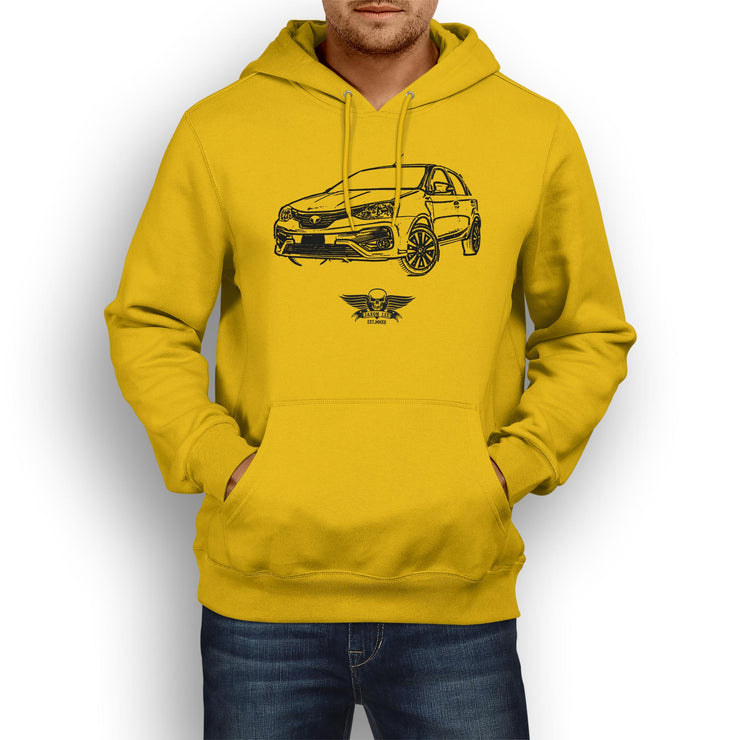 Jaxon Lee Illustration For A Toyota Eitos Liva Motorcar Fan Hoodie