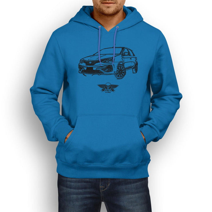 Jaxon Lee Illustration For A Toyota Eitos Liva Motorcar Fan Hoodie