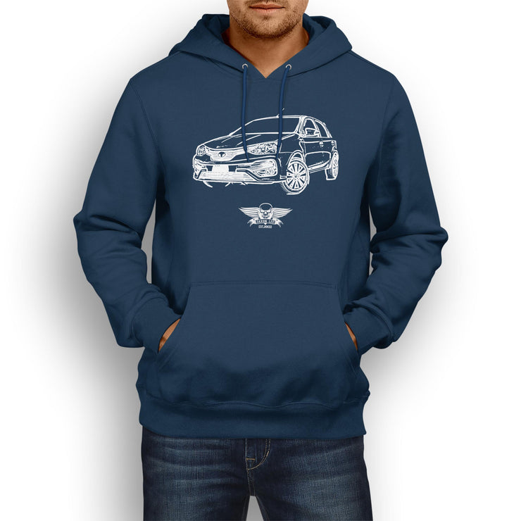 Jaxon Lee Illustration For A Toyota Eitos Liva Motorcar Fan Hoodie