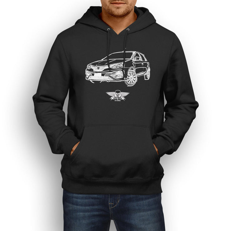 Jaxon Lee Illustration For A Toyota Eitos Liva Motorcar Fan Hoodie