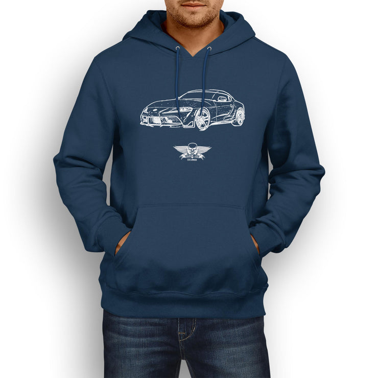 Jaxon Lee Illustration For A Toyota Supra Motorcar Fan Hoodie