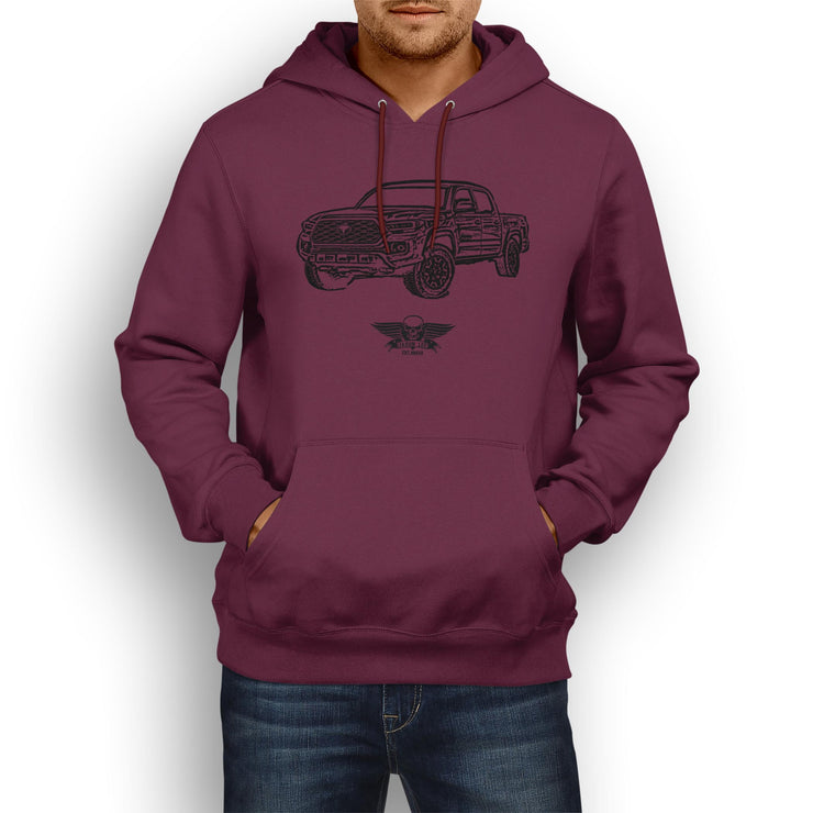 Jaxon Lee Illustration For A Toyota Tacoma Motorcar Fan Hoodie