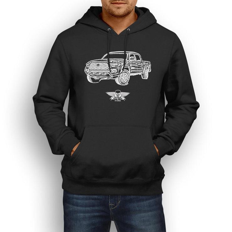 Jaxon Lee Illustration For A Toyota Tacoma Motorcar Fan Hoodie