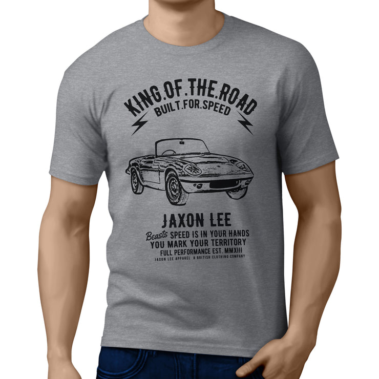 JL King Illustration for a Lotus Elan fan T-shirt