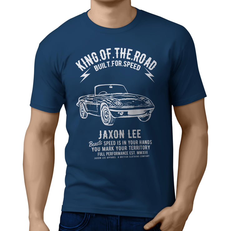 JL King Illustration for a Lotus Elan fan T-shirt