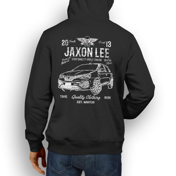 JL Soul Illustration For A Toyota Eitos Liva Motorcar Fan Hoodie